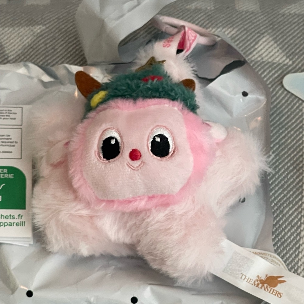 NEW THE MONSTERS LABUBU PATO Classic Series Sparkly plush pendant blind box Xmas - Picture 11 of 14